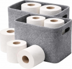 DuneDesign tualettpaberi hoiukast, vildist kast 4 tualettpaberi rullile, vannitoa dekoratsiooni s&auml;ilitamise kast