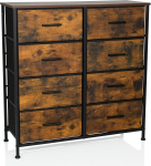 RAGALA Kerge kapp 8 sahtliga 80 x 30 x 82 cm Riiulite s&uuml;steem Sideboard elutuppa magamistuppa esikusse suitsutatud tammest