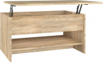 vidaXL Sonoma tamme kohvilaud 80 x 50 x 40 cm Puitmaterjal