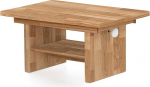 Kohvilaud Wild Oak Solid Pneumatiline reguleeritava k&otilde;rgusega 105 x 70 cm