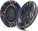 WC Wicked Cushions asendusk&otilde;rvapadjad, mis &uuml;hilduvad Bose QuietComfort 35 (QC35) ja QuietComfort 35ii (QC35ii) k&otilde;rvaklappidega ja muuga - Parem mugavus ja vastupidavus | Navy Tiger