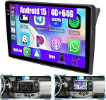 [4G + 64G] Inefala Android 15 autoraadio Renault Trafic 2001-2010/Opel Vivaro 2006-2010/Nissan Primastar 2006-2014 juhtmevaba Carplay Android autole, 10-tolline raadio GPS WiFi RDS SWC tagurdamisega