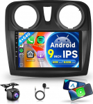 4G + 64G juhtmevaba Carplay Android Autoradio 2 DIN Renault Dacia Logan 2 Sandero B52 2012-2019 9-tolline autoraadio Android auto navigatsiooniga GPS WiFi peeglilink Bluetooth FM/RDS/32EQ/USB/SWC tagumine osa
