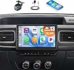 CAMECHO 2+64G 10-tolline Android 13 autoraadio Renault Master 2019-2022 jaoks koos GPS WiFi FM, traadita Carplay raadio Bluetoothiga Android auto RDS peeglilink tagurduskaameraga Canbus, HD puuteekraaniga