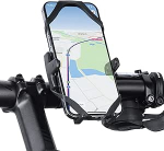 Wicked Chili universaalne jalgratta mobiiltelefoni hoidik, mis &uuml;hildub Xiaomi Mi 11, Samsung Galaxy 20 FE, iPhone 13 Pro ja nutitelefoniga Max. 76 mm laiusega - Slim Bike Mount - Made in Germany