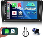 4G + 64G juhtmevaba Carplay Android autoraadio Mercedes Benz ML GL W164 ML350 ML500 GL320 X164 ML280 GL350 GL450 9-tolline autoraadio Android auto navigatsiooniga GPS WiFi Bluetooth FM/RDS 32EQ/USB