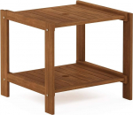 Furinno FG19840T Tioman Mississippi Side Table, Hardwood, Natural