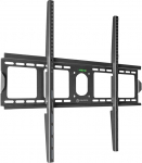 ONKRON UF4-B lame teleri seinakinnitus 55-100-tollise teleri jaoks kuni 75 kg, fikseeritud teleri seinakinnitus Ultra Slim TV Mount koos VESA 75 x 75 - 800 x 600, universaalne teleri seinakinnitus mustana