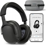 MEDION Over Ear k&otilde;rvaklapid HX-1 Plus (juhtmeta, Feed Forward m&uuml;rasummutus, Bluetooth 6.0, juhtmeta, 5+1 EQ eelh&auml;&auml;lestust, kuni 100 tundi aku kestvust, IPX4 pritsmekaitse) Mustad