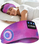 LC-dolida Sleep Headphones Bluetooth Sports Headphones Headband, traadita magamisk&otilde;rvaklapid 15+ Hours Long Playtime Lightweight Sleep Headband with HiFi Stereo, Ergonomic Tech Gadgets