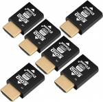 6 Pack Mini HDMI EDID emulaator Passthrough 1920x1080 @ 59Hz kompaktne disain toetab HDMI l&uuml;litid Extender AV vastuv&otilde;tja Video Splitter