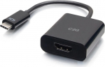 C2G C2G26935 Audio- ja videoadapter, Ultra-HD, 4K, 60 Hz, USB-C-zu-HDMI-konverter, Schwarz