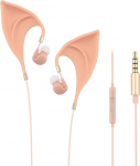 URIZONS Elf Earbuds k&otilde;rvaklapid k&otilde;rvaklappide k&otilde;rvaklapid lastele - Elegantne Elf Ear Design, ultra pehme juhtmega k&otilde;rvaklapid, v&otilde;luv Cosplay k&otilde;rvaklapid iPhone'ile