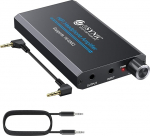 eSynic Professional 16-600&Omega; k&otilde;rvaklappide v&otilde;imendi - kaasaskantav HiFi-v&otilde;imendi koos v&otilde;imendusl&uuml;litiga, laetava akuga ja 3,5 mm pistikupesaga MP3, MP4, nutitelefonide ja arvutite jaoks