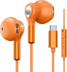 USB C k&otilde;rvaklapid Samsung Galaxy S25 S24 S23 Ultra S22 S21 FE S20 A54 A53 USB C k&otilde;rvaklapid mikrofoniga helitugevuse reguleerimise juhtmega USB Type C k&otilde;rvaklapid iPhone 17 16 15 Pro Max jaoks