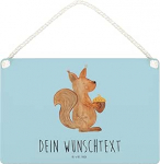 Mr. & Mrs. Panda DIN A5 isikup&auml;rastatud dekoratiivne m&auml;rk Orav j&otilde;ulud - isikup&auml;rastatud kingitused, j&otilde;ulu&otilde;htu, j&otilde;ulumotiiv, seinakaunistus, seinam&auml;rk, uksem&auml;rk, j&otilde;uluvana, j&otilde;ulutervitus.