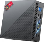 NiPoGi AM06 PRO Mini PC АMD Ryzen 7 5825U (8C/16T, kuni 4.50GHz), 16GB DDR4 512GB M.2 SSD Mini lauaarvuti W-11 Pro, WiFi 6, Dual LAN, 4K Triple Display Micro PC koos VESA kooli/kontori jaoks.