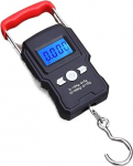 75 kg/10 g elektronische Waage 50 kg/5 LCD-Digitalanzeige H&auml;ngehakenwaage mit Ma&szlig;band for Angelreisen for Markt, Bau(75Kg 10g)