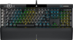 Corsair K100 RGB m&auml;nguklaviatuur (optilised l&uuml;litid, mehaaniline, OPX: &uuml;likiire ja lineaarne, topelt PBT-s&uuml;stega klahvid, Elgato Stream Deck) AZERTY, must