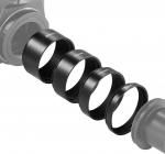 NEEWER 4-Piece T2 Extension Tube Set, 5 mm, 10 mm, 15 mm, 20 mm Extension Tube with Double-Sided M42 x 0.75 mm Thread, Telescopic Accessories for Astrophotography