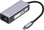 USB C kuni 2.5G v&otilde;rguadapter, KUYiA USB C kuni Gigabit Ethernet adapter, t&uuml;&uuml;p C kuni RJ45 LAN Ethernet kaart 2500/1000/100Mbps Toetab Windows 7/8/10, XP, Vista, Mac/OS/Linux