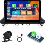 4GB+64GB Autoradio f&uuml;r FIAT Scudo 2024 mit Wireless Carplay/Android Auto, 10 Zoll Car Stereo mit GPS Navi WiFi, RDS/FM Radio, SWC, EQ, USB, DSP, Mirror Link, Canbus +R&uuml;ckfahrkamera