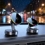 Vaakum magnetiline mobiiltelefoni hoidja auto Magsafe Car Mount, 15 W mobiiltelefoni hoidja auto magnet, 360&deg; p&ouml;&ouml;ratav auto/peegel, magnetiline telefoni hoidja iPhone'ile ja Androidile.
