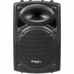 Ibiza - SLK15A-TWS- 15"/38 cm, 800 W Plug & Play aktiivne k&otilde;lar integreeritud v&otilde;imendiga - Bluetooth, USB, SD ja AUX - TWS funktsioon - must