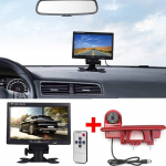 Auto kolmas katusealune piduritulede kaamera piduritulede tagurduskaamera Fiat Talento Nissan NV300 Primastar Renault Traffic 3 Opel Vauxhall Vivaro + 7-tolline LCD TFT monitor HD