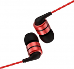 SoundMAGIC E80C Juhtmega k&otilde;rvaklapid mikrofoniga HiFi Stereo Audiophile k&otilde;rvaklapid M&uuml;raisolatsioon In-Ear k&otilde;rvaklapid Mugav sobiv Super Bass Must Punane