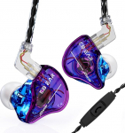 YINYOO KBEAR Storm Professional In-Ear Monitor k&otilde;rvaklapid lauljad, trummarid, muusikud, Custom Wired In-Ear k&otilde;rvaklapid IEM, k&otilde;rge resolutsiooniga eemaldatav h&otilde;betatud OFC kaabel