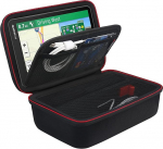 BOVKE GPS &uuml;mbris 6-7-tollisele TomTom autonavigatsioonile GO Classic 2nd/GO Expert Plus/GO Navigator/GO Classic Lite/GO Professional 2nd Generation/GO Advanced, Garmin DriveSmart 76/66, Camper 795, must+musta