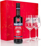 Sipply Geschenkset 3-teilig mit 2 Ballonglas und 1 Flasche Ramazzotti Lik&ouml;r 0,7l 30% | mit Geschenkverpackung: Geschenk f&uuml;r Frauen M&auml;nner Mama Papa Freundin zu Weihnachten Ostern Valentinstag | Geschenk f&uuml;r Frauen M&auml;nner Mama Papa Freundin zu Weihnachten