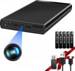 Nisanmoon Mini Camera 2 in 1 Power Bank Camera with 10000 mAh Battery, HD 1080p Power Bank Mini Camera, Small Video Camera Support Gravity Sensing, Motion Detection and 50 Hours Loop Recording