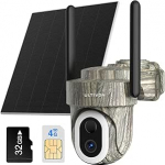 4G aku v&auml;livalvekaamera koos eelinstallitud SIM-kaardiga, LTE valvekaamera liikumisanduriga, 2K PTZ IP-kaamera v&auml;ljas v&auml;rvilise &ouml;&ouml;n&auml;gemisega, p&auml;ikesepaneeliga, IP66 veekindel