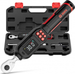 VANPO digitaalne p&ouml;&ouml;rdemomendiv&otilde;ti 1/4 tolli (1,5-30 Nm) jalgratta ja mootorratta jaoks, &plusmn;2% t&auml;psusega elektrooniline p&ouml;&ouml;rdemomendiv&otilde;ti LCD-ekraaniga, akustiline tagasiside ja &uuml;mberl&uuml;litatav l&uuml;liti