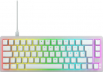 CHERRY XTRFY K5V2 kompaktne mehaaniline m&auml;nguklaviatuur 65% formaadis, saksa paigutus (QWERTZ), hot-swap klaviatuur, MX2A RED l&uuml;litid, valge l&auml;bipaistev