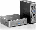 GEEKOM Air12 Mini PC [2026 Edition] Intel 7505, 3-aastase garantiiga &auml;riarvuti, 8GB DDR4 (uuendatav RAM, ei LPDDR), 256GB SSD, kolmekordne 4K, kaks USB-C 20Gbps, SD-pesa, kodukontorisse