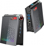 ACEMAGICIAN Warlord Mini AM08Pro Mini PC Gaming AMD Ryzen 7 8845HS (8C/16T, kuni 5,1 GHz), 32GB DDR5 5600MHz 1TB SSD, AMD Radeon 780M mikrolauaarvuti 3-režiimilise reguleerimisega, RGB/WIFI6, Dual