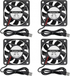 6010 Jahutusventilaator 60x60x10mm DC 5V 60mm x 10mm harjadeta jahutusventilaator Asendus kuullaagritega 60mm jahutusventilaator PC arvutikarbile 4tk