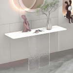 Eingangstisch mit Acrylsockel f&uuml;r Wohnzimmer, Diivan, Konsool