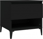 vidaXL k&uuml;ljelaud, 1 sahtliga &ouml;&ouml;kapp, 1 kambriga, diivanilaud, kohvilaud elutuppa, &ouml;&ouml;kapp, telefonilaud, must puitmaterjal