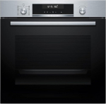 Bosch HBG578BS3 seeria 6 sisseehitatud ahju 60 x 60 cm, p&uuml;rol&uuml;&uuml;si isepuhastus, &otilde;hufritseerimise funktsioon, automaatsed programmid, 3D kuum &otilde;hk, h&uuml;drol&uuml;&uuml;tiline puhastusvahend, pehme sulgemine, LCD-ekraan, roostevaba teras.