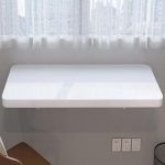 Wandklapptisch,unsichtbarschwimmender Computer-Schreibtisch,Klapptisch An Der Wand,Wandklapptisch Mit Ablagen,Tisch Geeignet F&uuml;r Esszimmer,K&uuml;che,Klapptisch,Stehtisch (Wei&szlig;)(100*40cm/39.3*15.7in)
