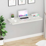 Seinale paigaldatav kokkupandav laud pesuruumi ja k&ouml;&ouml;ki, kodukontorisse, t&ouml;&ouml;koht v&auml;ikestesse ruumidesse, ideaalne k&ouml;&ouml;ki, magamistuppa, vannituppa, r&otilde;dule, kontorisse ja garaažidesse, ruumi s&auml;&auml;stev disain (valge)