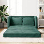 P&otilde;randadiivan magamisfunktsiooniga, tumeroheline, 122 x 204 x 55 cm, samet, Lounge diivan, Diivanid ja diivanid, Relax diivan, Diivan elutuppa - 353961