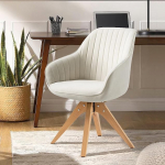 Zouron s&ouml;&ouml;gitoa toolid p&ouml;&ouml;rlevad beež - sametist tool polsterdatud tool k&auml;etoega s&ouml;&ouml;gitoa toolid kuldne tammepuust jalad tool Off-White (beež sametist puidust jalad-1 tk)