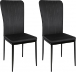 Baiyun s&ouml;&ouml;gitoa toolid, komplekt 2, ergonoomiline seljatugi terasraamiga, kvaliteetne flanell paksendatud k&auml;snaga, mugav kodu- ja k&ouml;&ouml;gim&ouml;&ouml;bel (2, must)