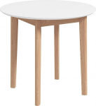 HOMCOM s&ouml;&ouml;gilaud, &uuml;mmargune k&ouml;&ouml;gilaud 2-le inimesele, s&ouml;&ouml;gilaud maal&auml;hedases stiilis, elutuppa, t&auml;ispuidust, l&auml;bim&otilde;&otilde;t 75 x 76 cm, valge