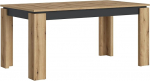 M&ouml;belando Corte kuni 200 cm pikendatav taustalaud, Coast Evoke Oak Decor - 160 (200) x 76,8 x 90 cm (B x K x S)
